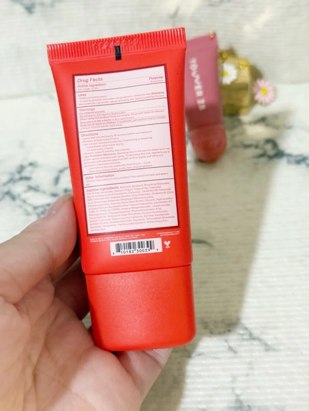 Tower 28 SOS Face Guard SPF 30 Sunscreen & Lip Treatment (Added Daisy Bag Charm) - Picture 12 of 16
